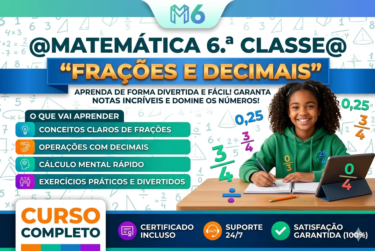 Matemática 6.ª Classe — Frações e Decimais