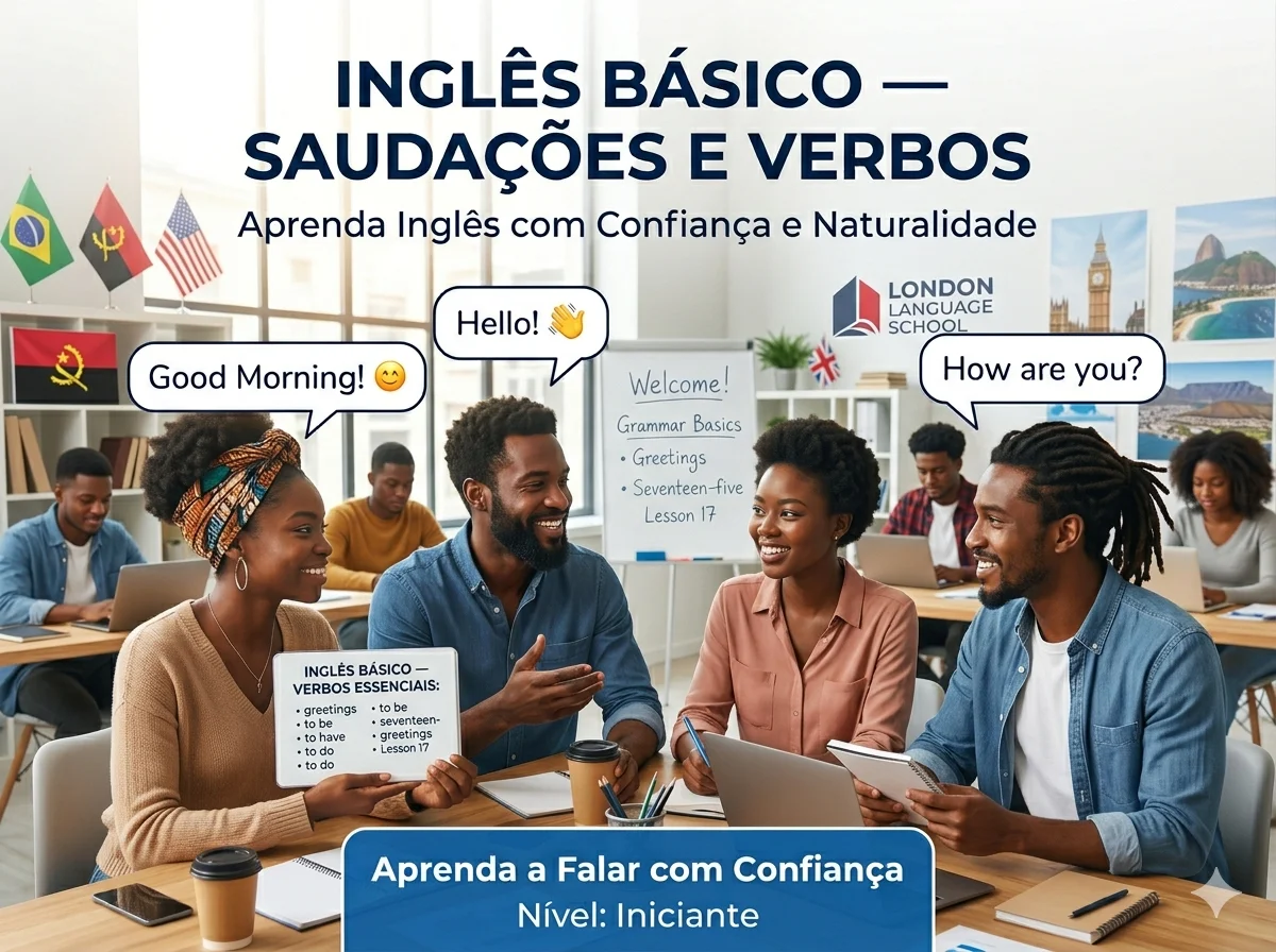 Inglês Básico — Saudações e Verbos